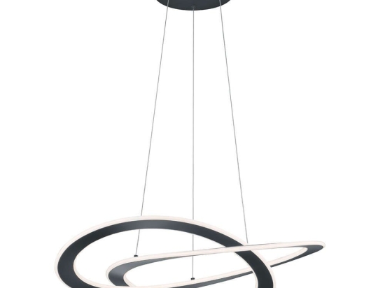 Φωτιστικό Οροφής Oakland 321710142 71x150cm 1xSMD 52W 6200lm 3000K Anthracite Trio Lighting