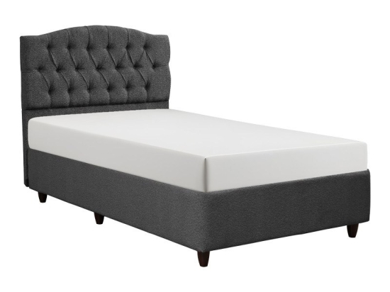Κρεβάτι Lanse I (Για Στρώμα 120x200cm) 322-000026 121x206x126cm Anthracite Μονό