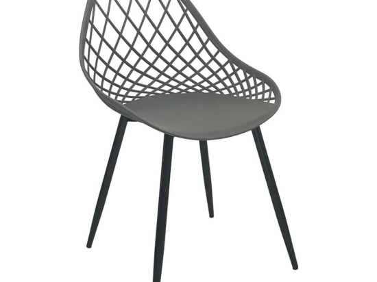 Καρέκλα Suan 326-000020 56x49x82cm Anthracite-Black