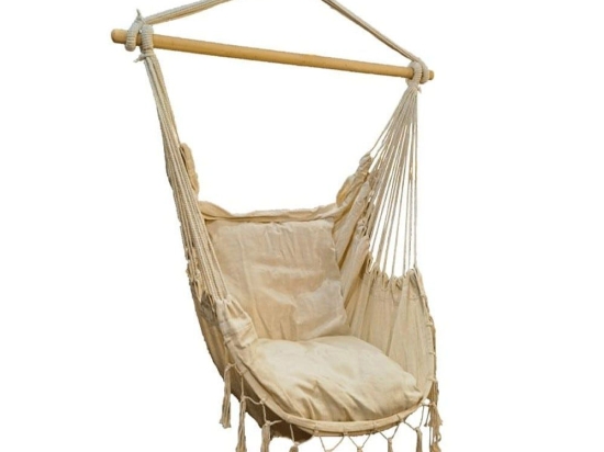 Κούνια - Αιώρα Κρεμαστή Raisa 327-124-162 130x100cm Beige
