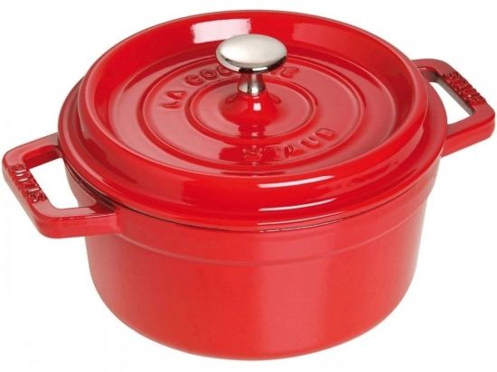 Γάστρα/ Σκεύος Μαντεμένιο Στρογγυλό Cherry 40509-835 Φ24cm 3,8Lt Red Staub Μαντέμι