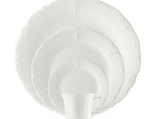 Πιάτο Ρηχό Kaiser 33.000.01 Φ27cm White Cryspo Trio Πορσελάνη