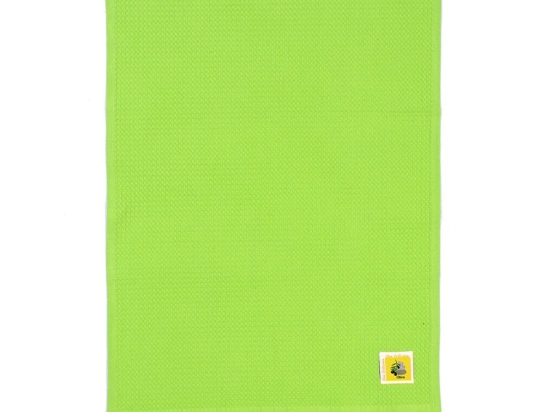 Ποτηρόπανο Πικέ Olive Με Κρόσσι Green DimCol 45x65cm 100% Βαμβάκι