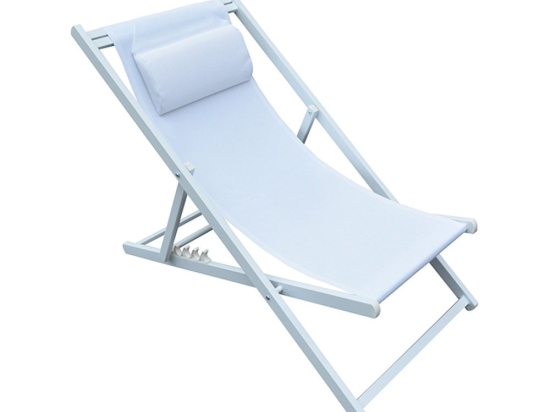 Σεζλονγκ Devin 34.0046 58x76x96cm White Zita Plus