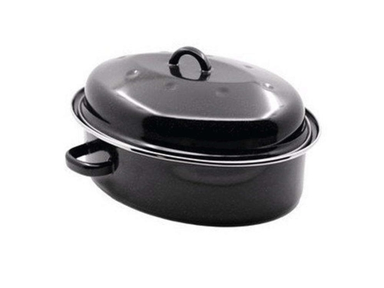 Γάστρα Εμαγιέ Οβάλ Roasty Cook 15230384 38cm Black Beka Εμαγιέ