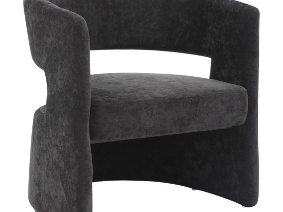 Πολυθρόνα Leicy 350-000009 69x63x76,5cm Black