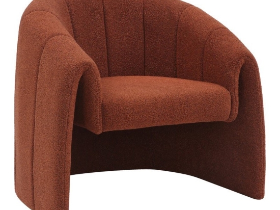 Πολυθρόνα Fassy 350-000015 80x66x80cm Terracotta