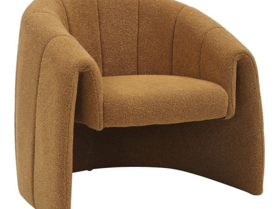 Πολυθρόνα Fassy 350-000016 80x66x80cm Mustard