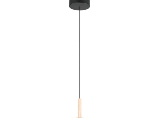 Φωτιστικό Οροφής Celeste 354910132 22x50/200cm 1xSMD 10W 1100lm 3000K Black-Chrome  Trio Lighting