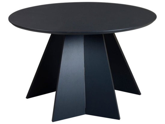 Τραπέζι Bibble 357-000010 Φ120x76cm Black