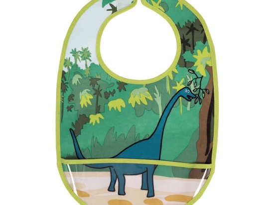 Σαλιάρα Αδιάβροχη Με Τσέπη Dinos 52-617/13 25,5Χ38 Green Petit Jour Paris 25,5x38cm 100% Βαμβάκι