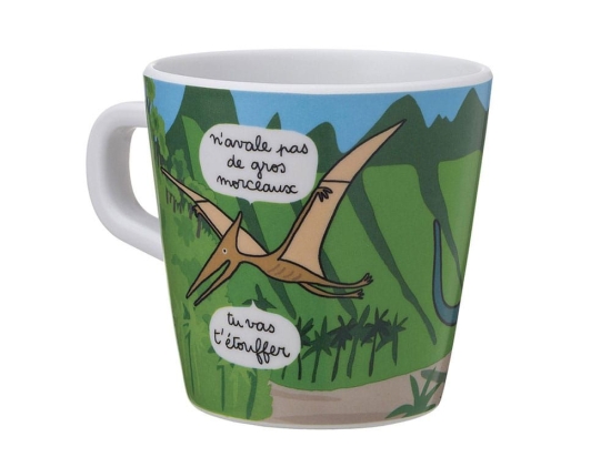Κούπα Παιδική Dinos 52-913/13 180ml Green Petit Jour Paris Μελαμίνη