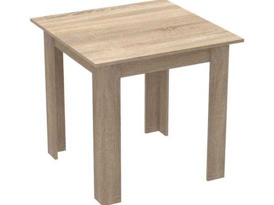 Τραπέζι Manka I 361-000006 80x80x77cm Sonoma