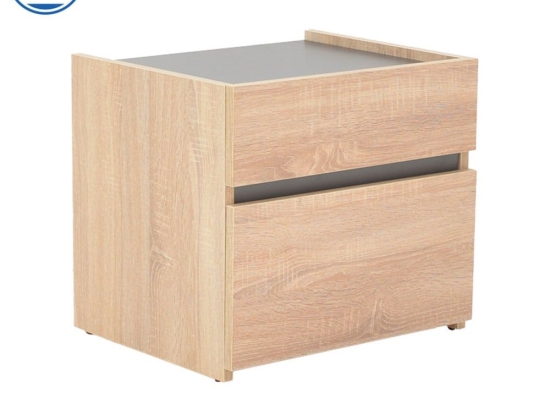 Κομοδίνο Comcie 362-000001 50x42x45,5cm Natural-Grey