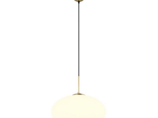 Φωτιστικό Οροφής Fomento 363190108 40x150cm 1xE27 15W Brass-White Trio Lighting