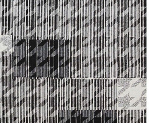 Χαλί Capri 00091-127 Black-White Merinos 150X230cm