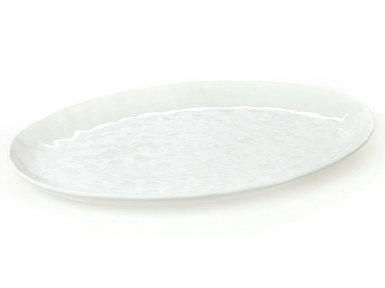Πιατέλα Σερβιρίσματος Οβάλ Magna 37.150.06 50,5x33,5cm White Cryspo Trio Πορσελάνη