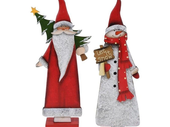 Χριστουγεννιάτικη Φιγούρα Santa 372-223-067 30x9cm Multi