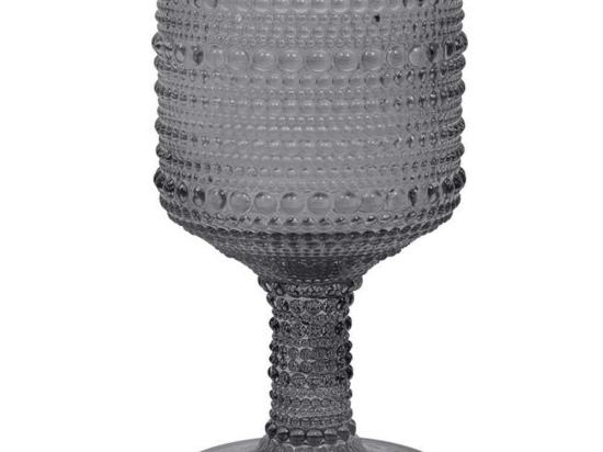 Ποτήρια Κρασιού (Σετ 6Τμχ) 373-123-799 260ml Grey Γυαλί