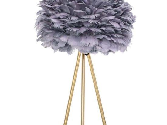 Φωτιστικό Επιτραπέζιο 374-225-669 40x62cm E27 40W Gold-Grey