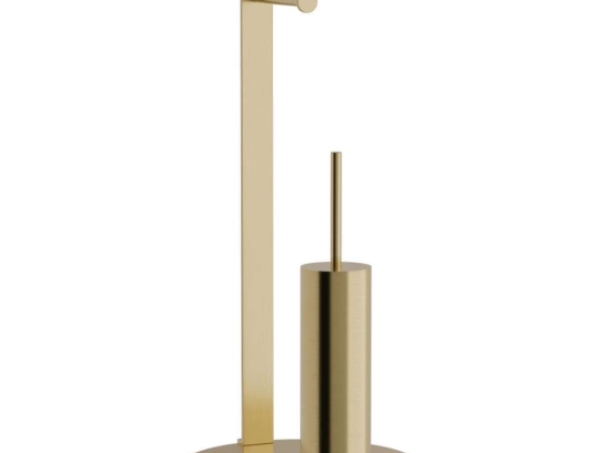 Βάση Χαρτιού Επιδαπέδια & Πιγκάλ 4-400-023 28x60cm Brushed Brass Pam&Co Ανοξείδωτο Ατσάλι