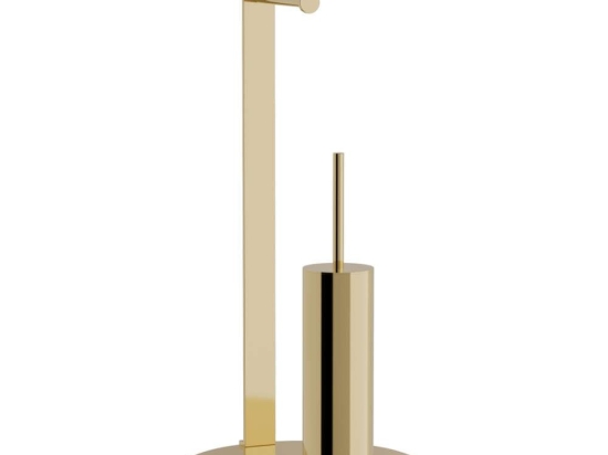 Βάση Χαρτιού Επιδαπέδια & Πιγκάλ 4-400-024 28x60cm Gold Pam&Co Ανοξείδωτο Ατσάλι