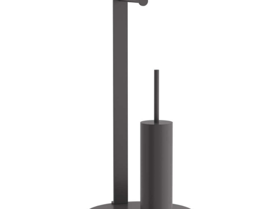 Βάση Χαρτιού Επιδαπέδια & Πιγκάλ 4-400-113 28x60cm Matte Anthracite Pam&Co Ανοξείδωτο Ατσάλι