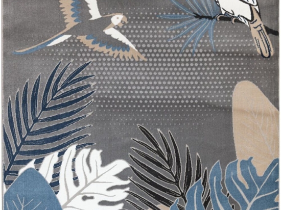 Χαλί Παιδικό Vagio Tropical A162ACD Anthracite-Blue Ezzo 155X230cm