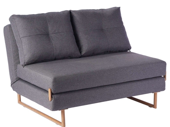 Καναπές - Κρεβάτι Sara S 40.0126 120x90cm Ύφασμα Grey Zita Plus