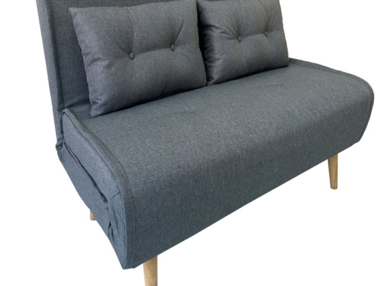 Καναπές-Κρεβάτι Sara 40.0201 134x80x46-84/134x190x32cm Grey Zita Plus