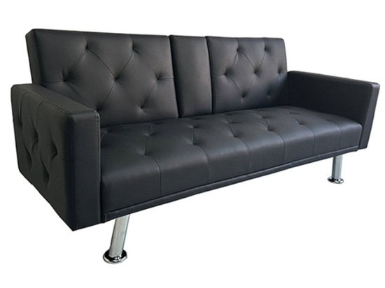Καναπές-Κρεβάτι Rest/Arms 40.0205 188x88x79/188x100x39cm Black
