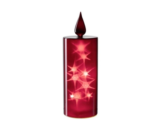 Κερί Led Autentico 040897L 27cm Red Leonardo