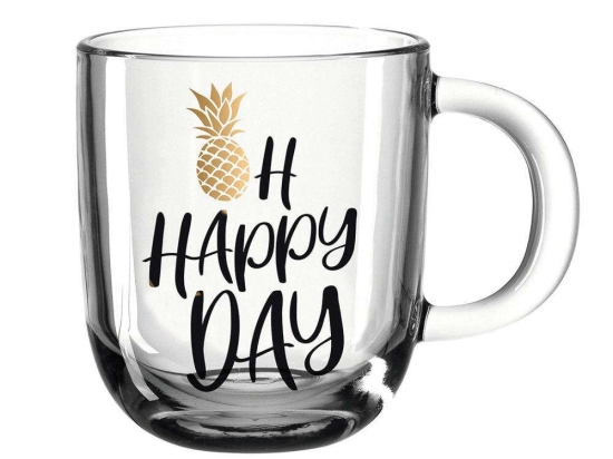 Κούπα Emozione Happy Day 046412L 400ml Multi Leonardo Γυαλί