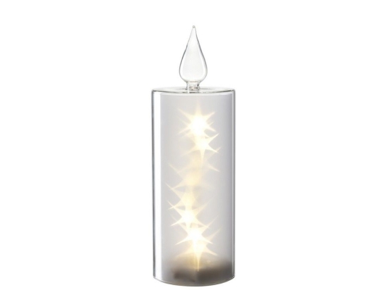 Κερί Magico Led 047354L 27cm White Leonardo