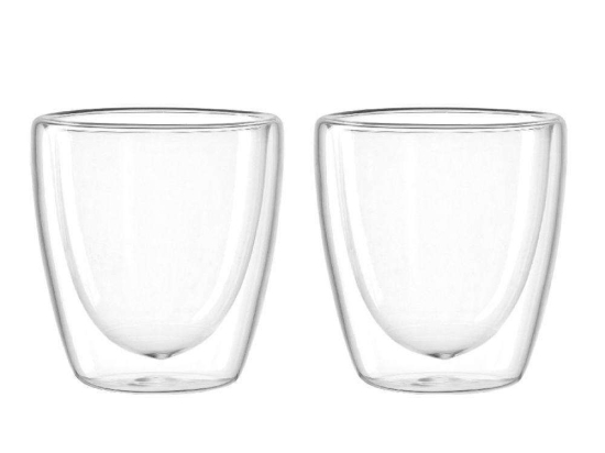 Φλυτζάνια Espresso Duo (Σετ 2Τμχ) 053059L 100ml Clear Leonardo Γυαλί