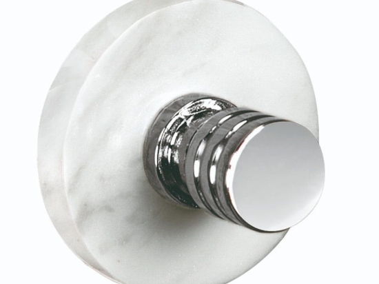 Γάντζος Πετσετών Marble 8405 5cm 100 White Kleine Wolke Μάρμαρο