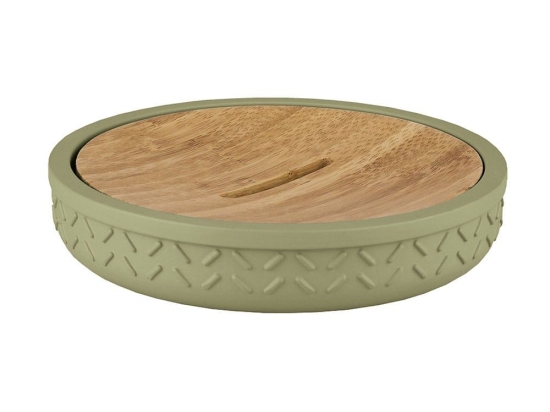 Σαπουνοθήκη Dash 8667 11,9x2,5cm 616 Dill Green Kleine Wolke Polyresin, Bamboo