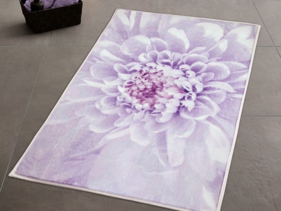 Πατάκι Μπάνιου Dahlia 9185 851 Lavender Kleine Wolke 60 x 90 Πολυέστερ