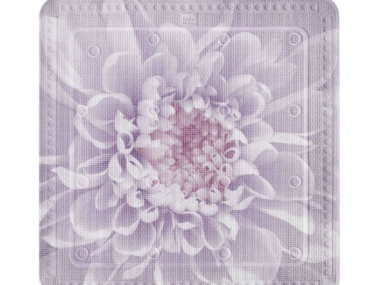 Αντιολισθητικό Πατάκι Μπάνιου Dahlia 4158 851 Lavender Kleine Wolke 55Χ55 PVC