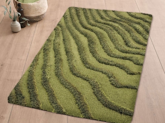 Πατάκι Μπάνιου Terrace 9183 616 Dill Green Kleine Wolke 55Χ65 Polyacrylic