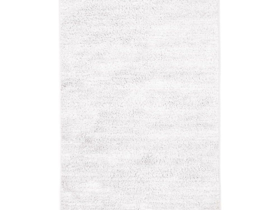 Πατάκι Μπάνιου Glow 9186 100 White Kleine Wolke 55Χ65 Πολυέστερ