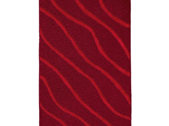 Πατάκι Μπάνιου Tram 9189 468 Red Kleine Wolke 55Χ65 Polyacrylic