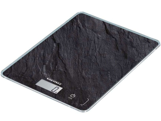 Ζυγαριά Κουζίνας Ψηφιακή Page Compact 61515 20x15x1,3cm 5kg Slate Black Soehnle
