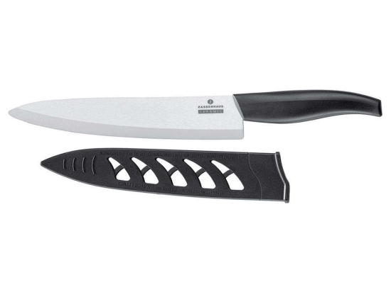 Μαχαίρι Chef Ceraplus 73070286 20cm Black-Silver Zassenhaus Κεραμικό