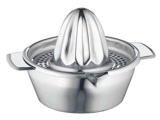 Λεμονοστίφτης Με Δοχείο 1366002800.1 Inox Kuchenprofi Stainless Steel