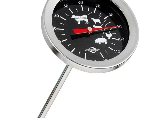 Θερμόμετρο Μαγειρικής Με Ακίδα 1065001000 10,5 cm Inox-Black Kuchenprofi Ανοξείδωτο Ατσάλι