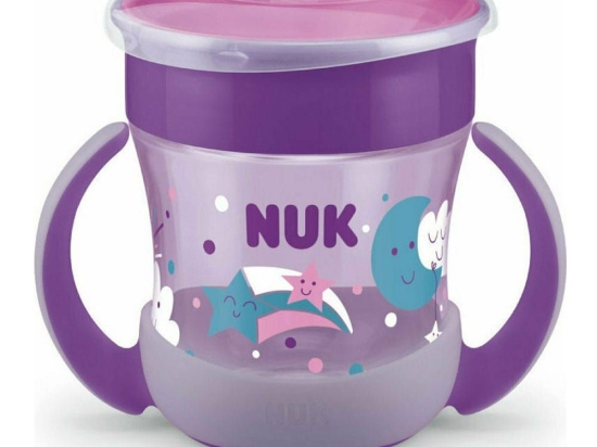 Ποτηράκι Evolution Mini Magic Night 160ml 10751352 6 Μηνών + Blue Nuk 160ml Πολυπροπυλένιο