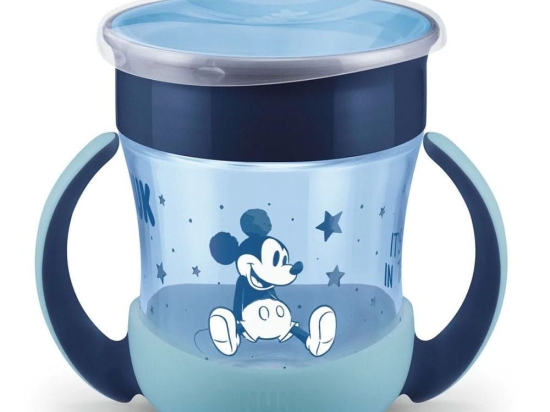 Ποτηράκι Παιδικό Evo Mini Magic Cup Night Mickey 160ml Blue Nuk 160ml Πολυπροπυλένιο