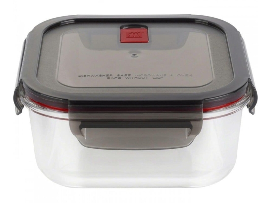 Δοχείο Φαγητού Τετράγωνο Gusto 39506-006 1100ml Multi Zwilling Γυαλί