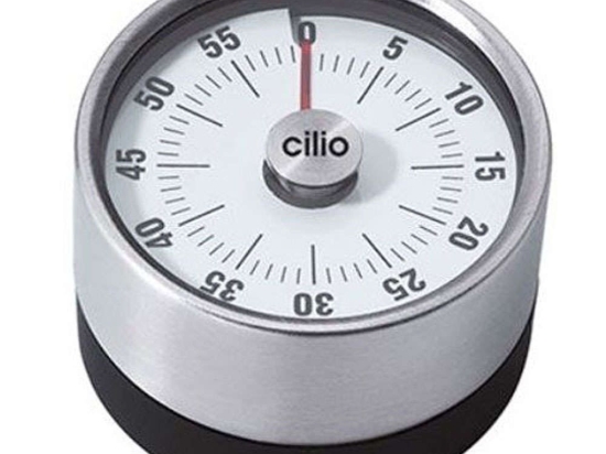 Χρονόμετρο Κουζίνας Pure 294668 Φ6cm Inox Cilio Ατσάλι,Πλαστικό
